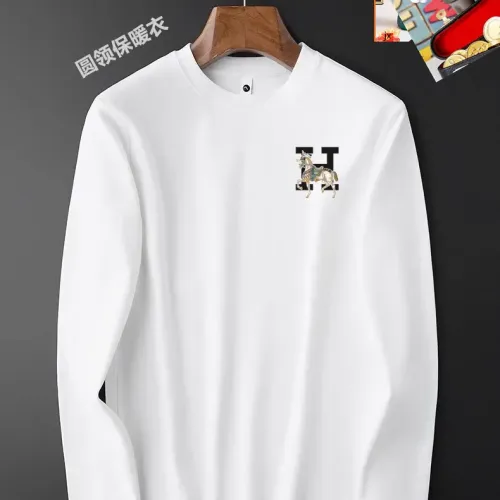 Hermes T-Shirts Long Sleeved For Men #1421473 $40.00 USD, Wholesale Replica Hermes T-Shirts