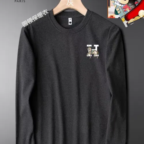 Hermes T-Shirts Long Sleeved For Men #1421474 $40.00 USD, Wholesale Replica Hermes T-Shirts