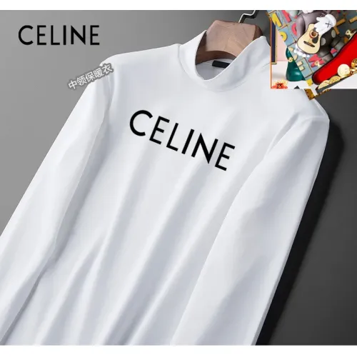 Replica Celine T-Shirts Long Sleeved For Men #1421493 $40.00 USD for Wholesale