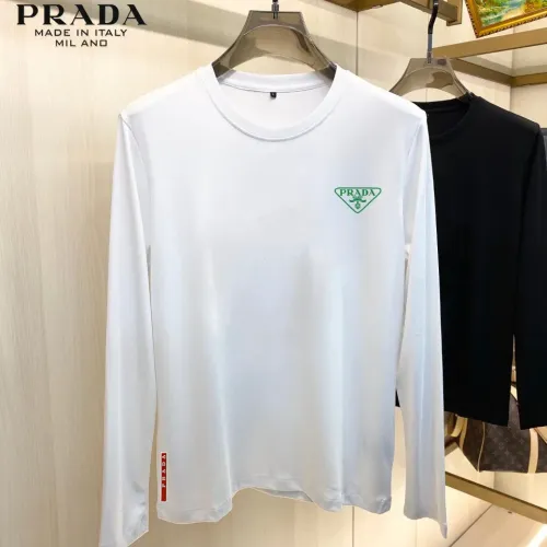 Prada T-Shirts Long Sleeved For Unisex #1421536 $34.00 USD, Wholesale Replica Prada T-Shirts
