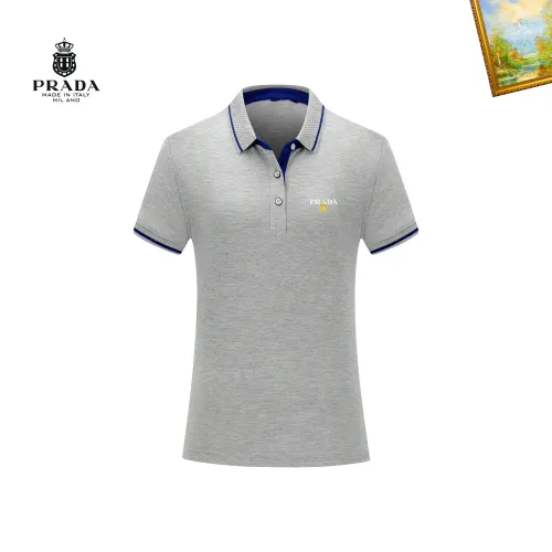 Prada T-Shirts Short Sleeved For Men #1421737 $29.00 USD, Wholesale Replica Prada T-Shirts