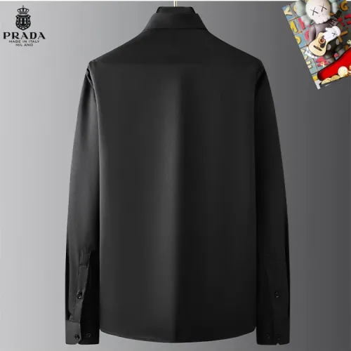 Replica Prada Shirts Long Sleeved For Men #1421760 $40.00 USD for Wholesale