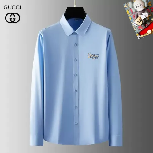 Gucci Shirts Long Sleeved For Men #1421762 $40.00 USD, Wholesale Replica Gucci Shirts