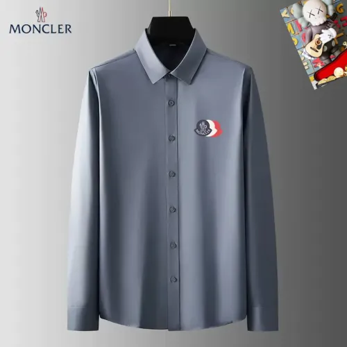 Moncler Shirts Long Sleeved For Men #1421822 $40.00 USD, Wholesale Replica Moncler Shirts