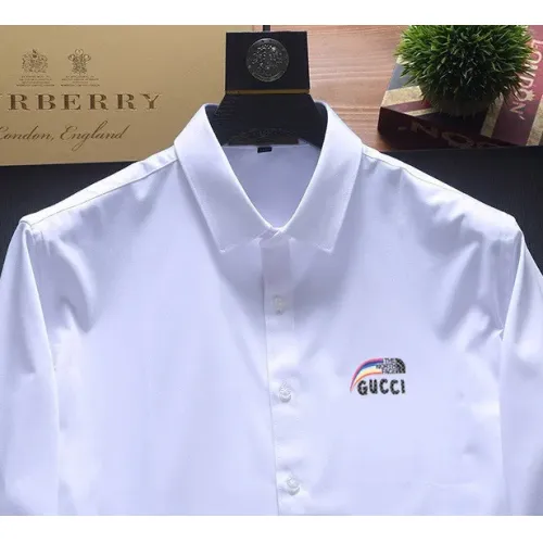 Replica Gucci Shirts Long Sleeved For Men #1421840 $40.00 USD for Wholesale