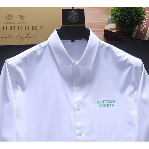 Replica Bottega Veneta BV Shirts Long Sleeved For Men #1421844 $40.00 USD for Wholesale