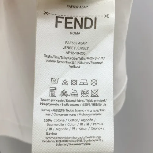 Replica Fendi T-Shirts Short Sleeved For Men #1421905 $68.00 USD for Wholesale