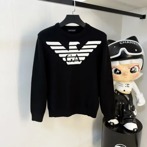 Armani Sweaters Long Sleeved For Unisex #1421947 $82.00 USD, Wholesale Replica Armani Sweaters