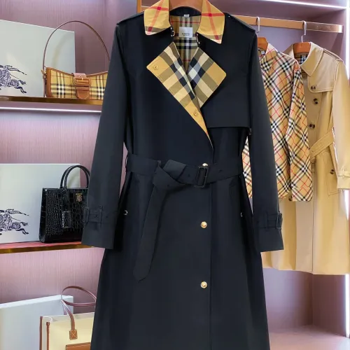 Burberry Trench Coat Long Sleeved For Women #1422006 $162.00 USD, Wholesale Replica Burberry Trench Coat