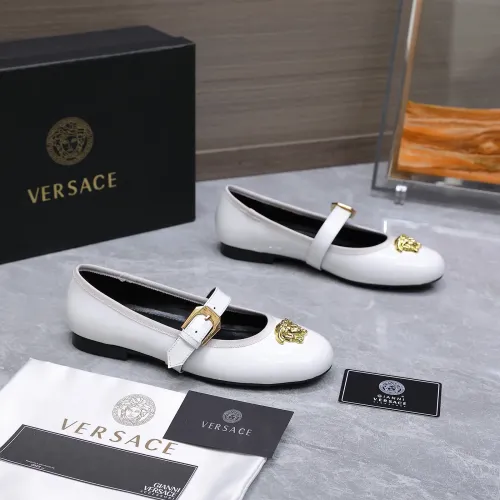 Replica Versace Flat Shoes For Women #1422329 $118.00 USD for Wholesale
