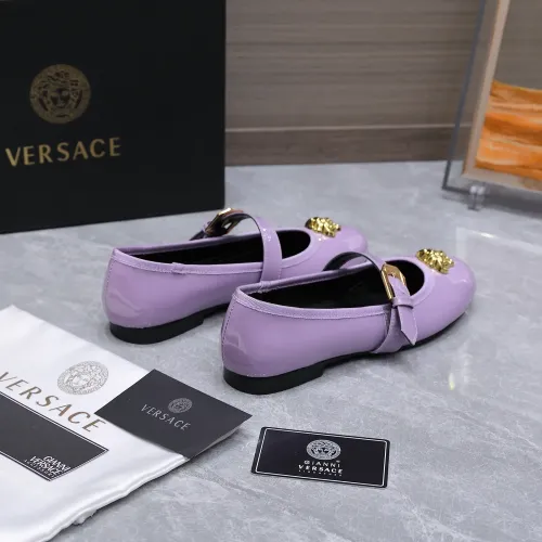 Replica Versace Flat Shoes For Women #1422330 $118.00 USD for Wholesale