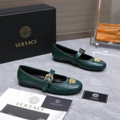 Replica Versace Flat Shoes For Women #1422331 $118.00 USD for Wholesale