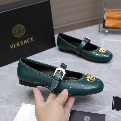Replica Versace Flat Shoes For Women #1422331 $118.00 USD for Wholesale