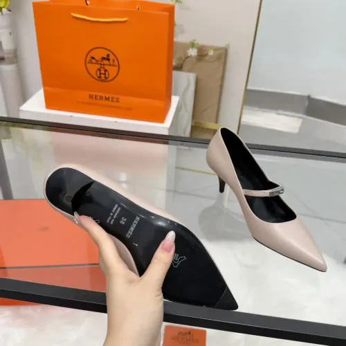 Replica Hermes High-Heeled Shoes For Women #1422335 $108.00 USD for Wholesale