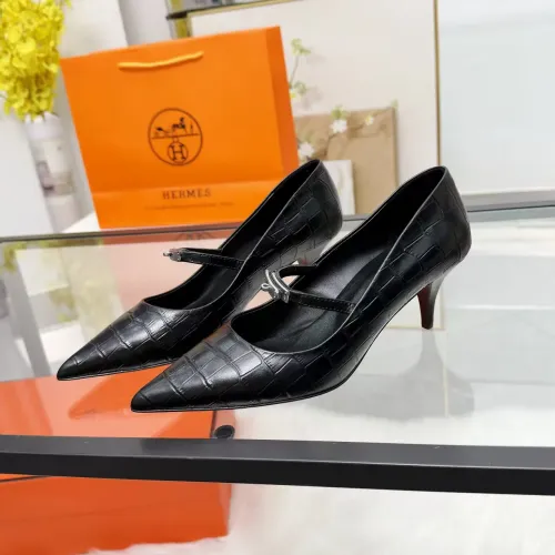 Hermes High-Heeled Shoes For Women #1422338 $108.00 USD, Wholesale Replica Hermes High-Heeled Shoes