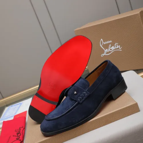 Replica Christian Louboutin Leather Shoes For Men #1422344 $105.00 USD for Wholesale