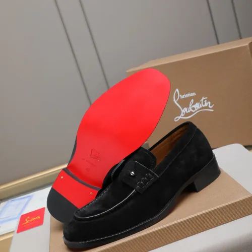 Replica Christian Louboutin Leather Shoes For Men #1422345 $105.00 USD for Wholesale