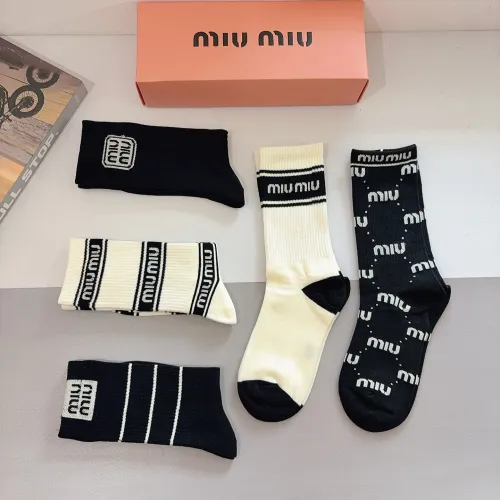 Replica MIU MIU Socks #1422369 $29.00 USD for Wholesale