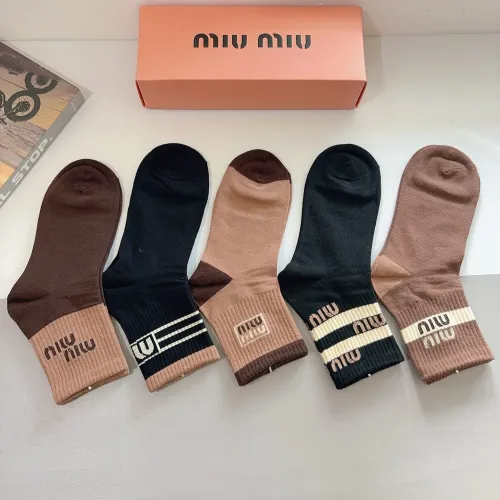 Replica MIU MIU Socks #1422370 $29.00 USD for Wholesale