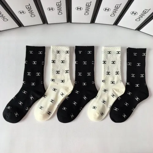 Replica Chanel Socks #1422390 $29.00 USD for Wholesale