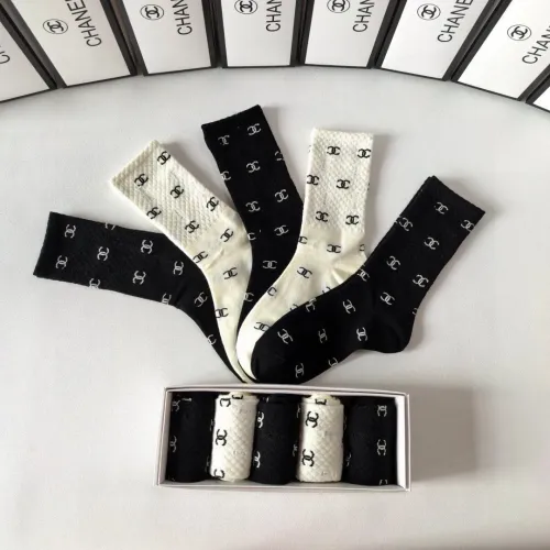 Replica Chanel Socks #1422390 $29.00 USD for Wholesale
