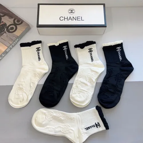 Replica Chanel Socks #1422391 $27.00 USD for Wholesale