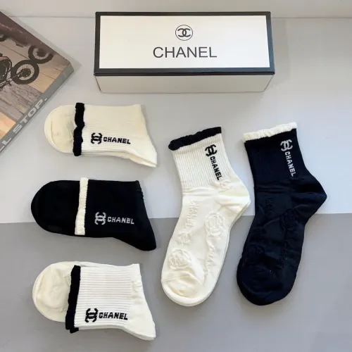 Replica Chanel Socks #1422391 $27.00 USD for Wholesale