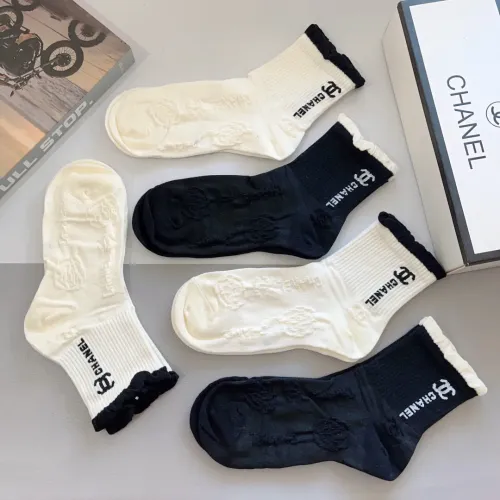 Replica Chanel Socks #1422391 $27.00 USD for Wholesale