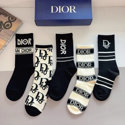 Replica Christian Dior Socks #1422395 $29.00 USD for Wholesale