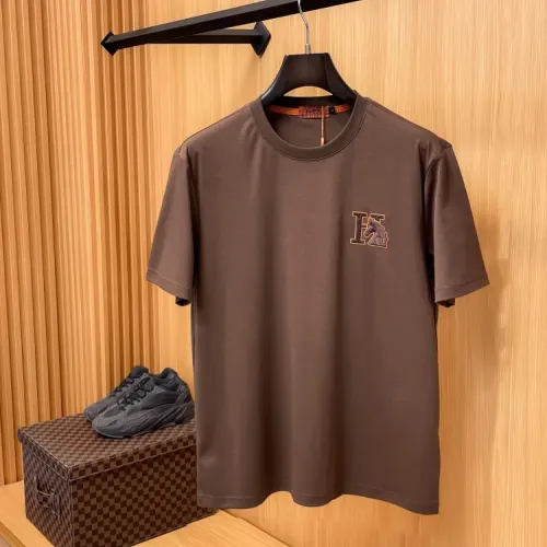 Hermes T-Shirts Short Sleeved For Men #1422457 $45.00 USD, Wholesale Replica Hermes T-Shirts