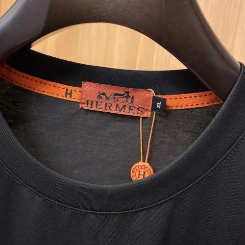Replica Hermes T-Shirts Short Sleeved For Men #1422458 $45.00 USD for Wholesale
