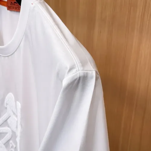 Replica Hermes T-Shirts Short Sleeved For Men #1422459 $45.00 USD for Wholesale