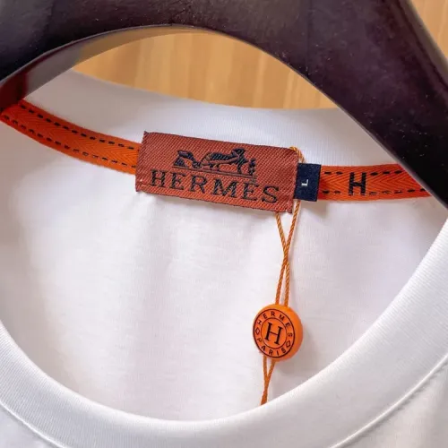 Replica Hermes T-Shirts Short Sleeved For Men #1422459 $45.00 USD for Wholesale