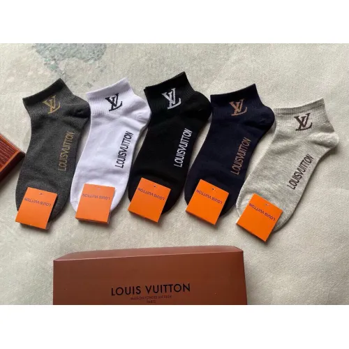 Louis Vuitton LV Socks For Men #1422568 $25.00 USD, Wholesale Replica Louis Vuitton LV Socks