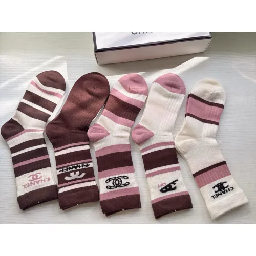 Replica Chanel Socks For Women #1422569 $29.00 USD for Wholesale