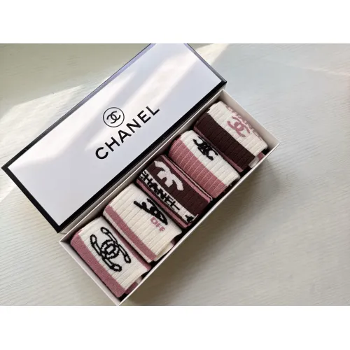 Replica Chanel Socks For Women #1422569 $29.00 USD for Wholesale