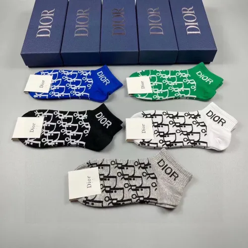 Replica Christian Dior Socks #1422572 $25.00 USD for Wholesale