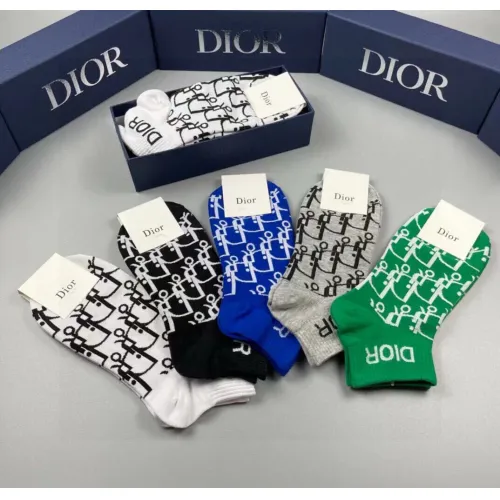 Replica Christian Dior Socks #1422572 $25.00 USD for Wholesale