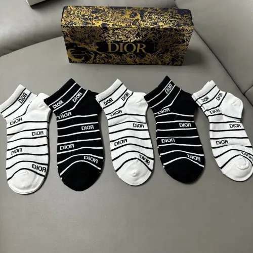 Christian Dior Socks For Women #1422573 $25.00 USD, Wholesale Replica Christian Dior Socks
