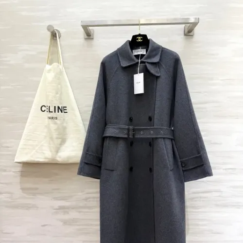Celine Coats Long Sleeved For Women #1422581 $230.00 USD, Wholesale Replica Celine Coats