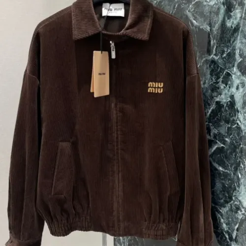 MIU MIU Jackets Long Sleeved For Women #1422606 $140.00 USD, Wholesale Replica MIU MIU Jackets