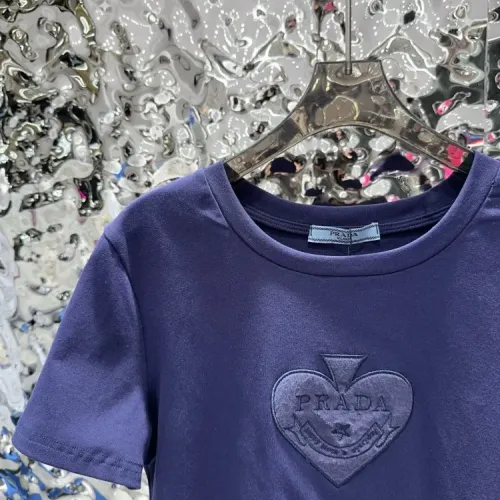 Replica Prada T-Shirts Short Sleeved For Women #1422622 $60.00 USD for Wholesale