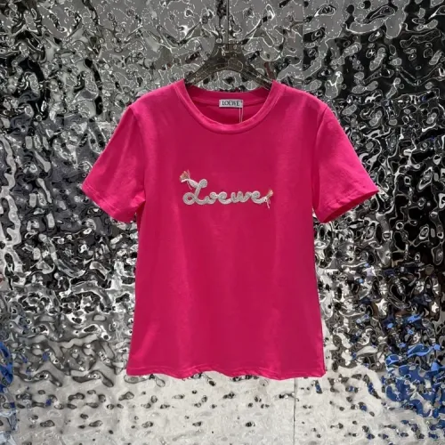 LOEWE T-Shirts Short Sleeved For Women #1422629 $56.00 USD, Wholesale Replica LOEWE T-Shirts
