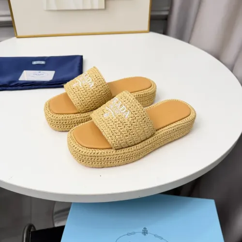 Prada Slippers For Women #1422635 $92.00 USD, Wholesale Replica Prada Slippers
