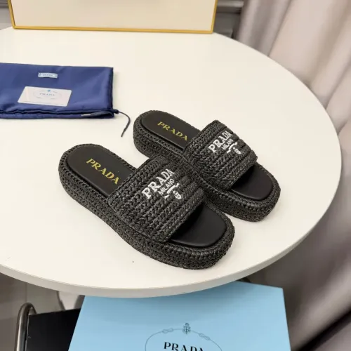Replica Prada Slippers For Women #1422636 $92.00 USD for Wholesale