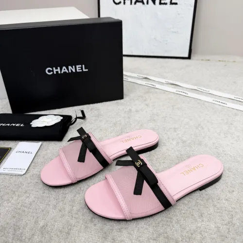 Chanel Slippers For Women #1422720 $82.00 USD, Wholesale Replica Chanel Slippers