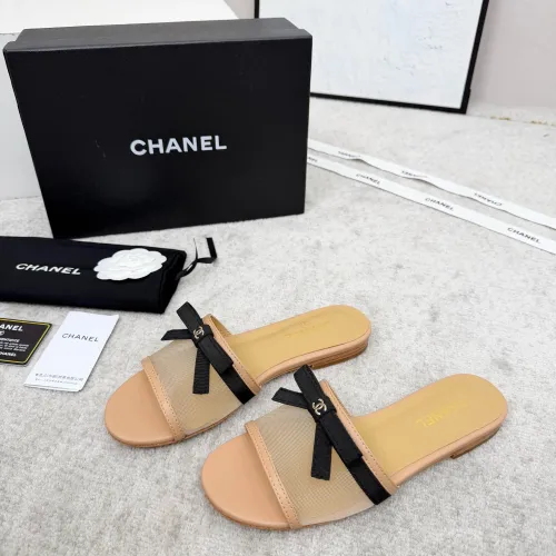 Chanel Slippers For Women #1422721 $82.00 USD, Wholesale Replica Chanel Slippers
