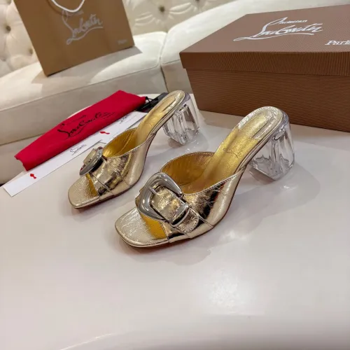 Christian Louboutin CL Slippers For Women #1422744 $100.00 USD, Wholesale Replica Christian Louboutin CL Slippers