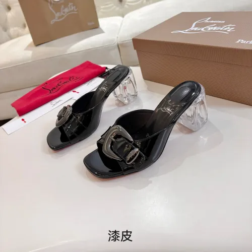 Christian Louboutin CL Slippers For Women #1422746 $100.00 USD, Wholesale Replica Christian Louboutin CL Slippers