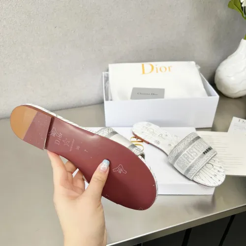 Replica Christian Dior Slippers For Women #1422758 $76.00 USD for Wholesale